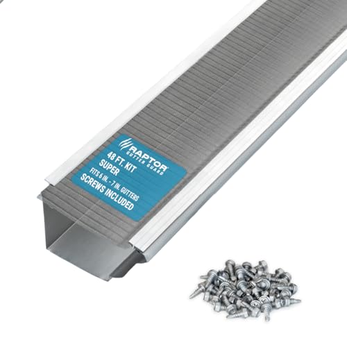 RAPTOR GUTTER GUARD – 48 FT. (Nominal) Contractor Grade Stainless