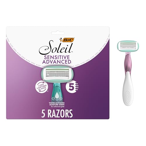 BIC Soleil 5 Sensitive Women's Disposable 5-Blade Razors