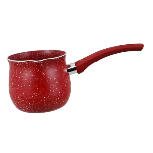 COLLBATH Stainless Steel Melting Pot for Coffee Butter and Compact Turkish Coffee Maker with Plastic Handle Versatile Kitchen Tool for Stovetop Use