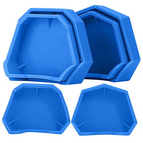 dental cast base former - faruijie Dental Model Base Former Impression Trays Base Molds Silicone Dental Lab Use for Cast Trimming S/M/L (6pcs)