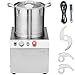 VEVOR Robot Culinaire et Hachoir à Légumes 15 L, Robot Multifonction en Acier Inoxydable de Qualité Alimentaire, avec 2 Lames Supplémentaires en S, pour Hacher Rapidement Fruits, Restaurant, Maison