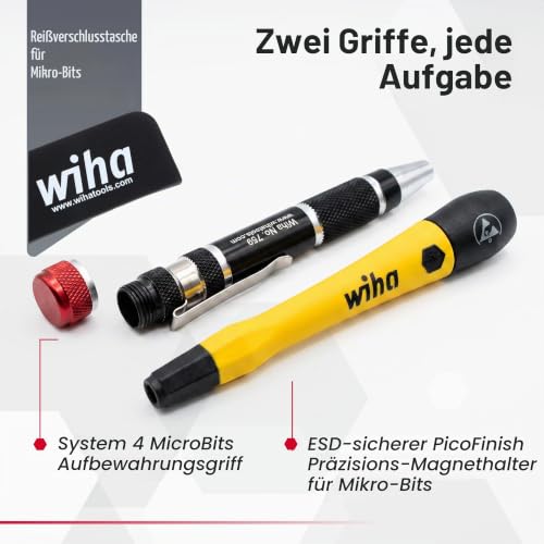 Wiha 75971 68-teiliges System 4 ESD Safe Master Technician Ratsche und MicroBits Set – Ansicht 3