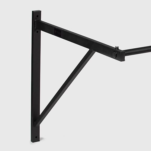 Miniatura 2 de Titan HD - Barra de dominadas para montar en la pared con anillos olímpicos de gimnasia de madera de 8 pulgadas, correas gruesas resistentes y de