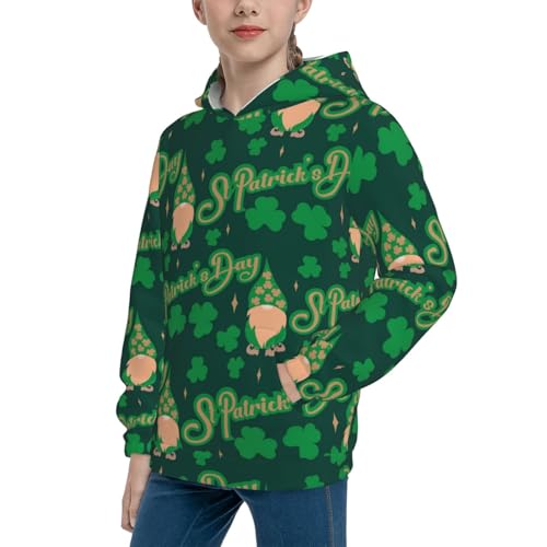 St Patrick's Day9 Kid Hoodies Boys Sweatshirts Girls Pullover with Pocket2