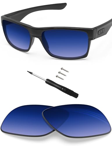 Image of BLAZERBUCK Replacement Lenses & Screws Screwdriver for Oakley TwoFace OO9189 /TwoFace Asian Fit OO9256 Sunglass
