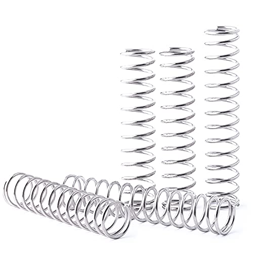 Buffer Detent Spring Steel Compression Spring, Wire Diameter 0.9mm, Outer Diameter 10mm, Free Length 10/15/20/25/30/35/40/45/50mm, 0.9x10mm, 10PCS Spiral Loaded (Size : Length 15mm)