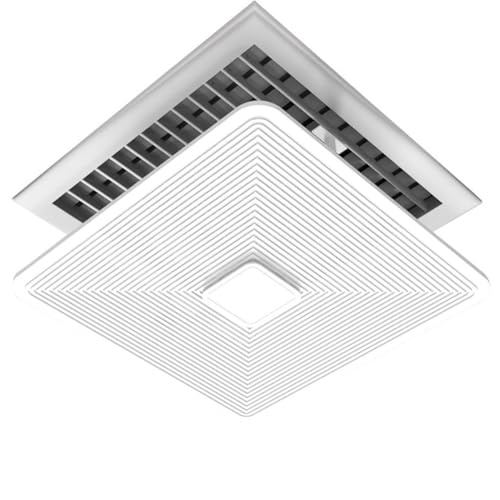 TINGTINGLI セントラルエアコン用フロントガラス、フロントガラスユニバーサルバッフル2層、通気性、2倍の厚さのハードボードで変形しないオフィス推奨(ブラケットマウント、L)