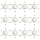 MAYJOYDIY 12 Stück Silber Sheriff Abzeichen Western Cop Star Deputy Abzeichen Plastikbrosche Polizeiabzeichen Anstecknadel Old West Prop Cowboy Party Abzeichen Für Cosplay Kostüm Spiel Requisiten