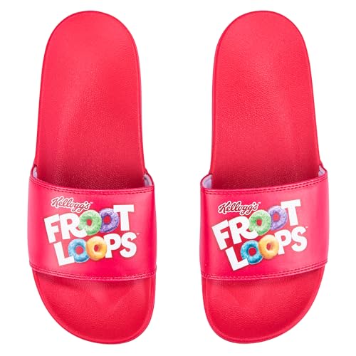 Odd Sox, Slide, Slip On Sandal, Froot Loops, Soft, Comfortable, Unisex