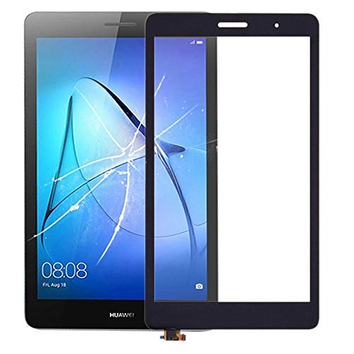 ���I �^�b�`�p�l���Ή�Huawei MediaPad T3 8 KOB-L09 KOB-W09 �p�[�c (Color : Black)