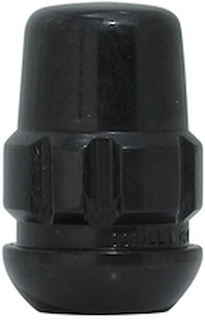 Gorilla Automotive 71631NBC Acorn Black Chrome Wheel Locks (12mm x 1.50 Thread Size) Pack of 4