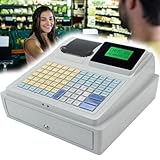 Registro de Efectivo electrónico, 81 Keys POS System, LED Digital, Sistema de Inglés para pequeñas Empresas, Restaurantes de supermercados Retail