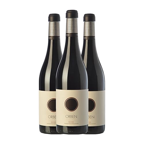 Orben Rioja Crianza 75 cl Vino tinto (Caja de 3 Botellas de 75 cl)