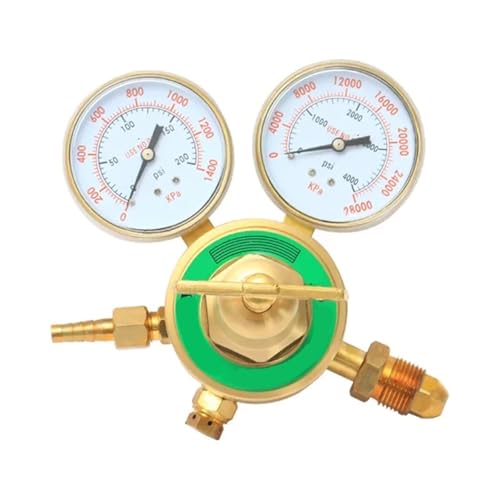 Helium Pressure Regulator Carbon Dioxide Heating Pressure Gauge All Copper External Thread Oxygen Meter Acetylene Propane Meter