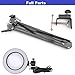 Workbench Light, Desk Ring Light with Swivel Clamp Arm,8'' USB Ring Light for Reading,Craft,Makeup,YouTube,Live Streaming,Study,Architect Drafting - Acetaken