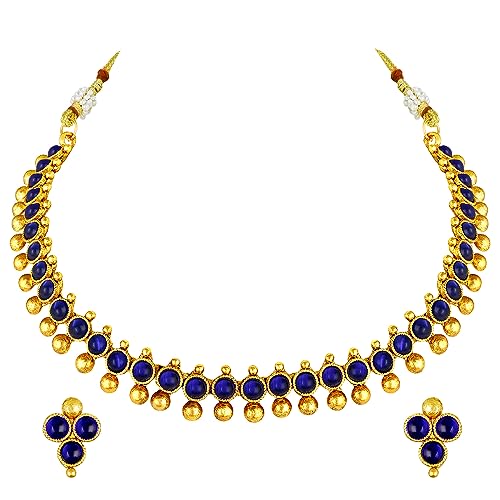 Image of Peora Traditional Ethnic Necklace & Jewellery Set Gift for Women