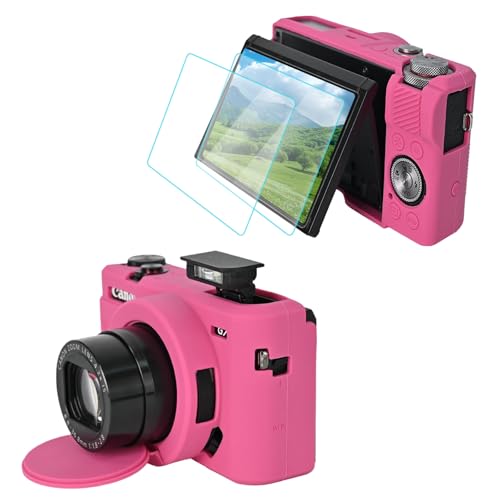VOVMOEYA For Canon PowerShot G7 X Mark IIIJP[XA2KXtC G7 X Mark IIIp{fBP[X For Canon G7X IIIRpNgfW^JP[X G7X3JیJ