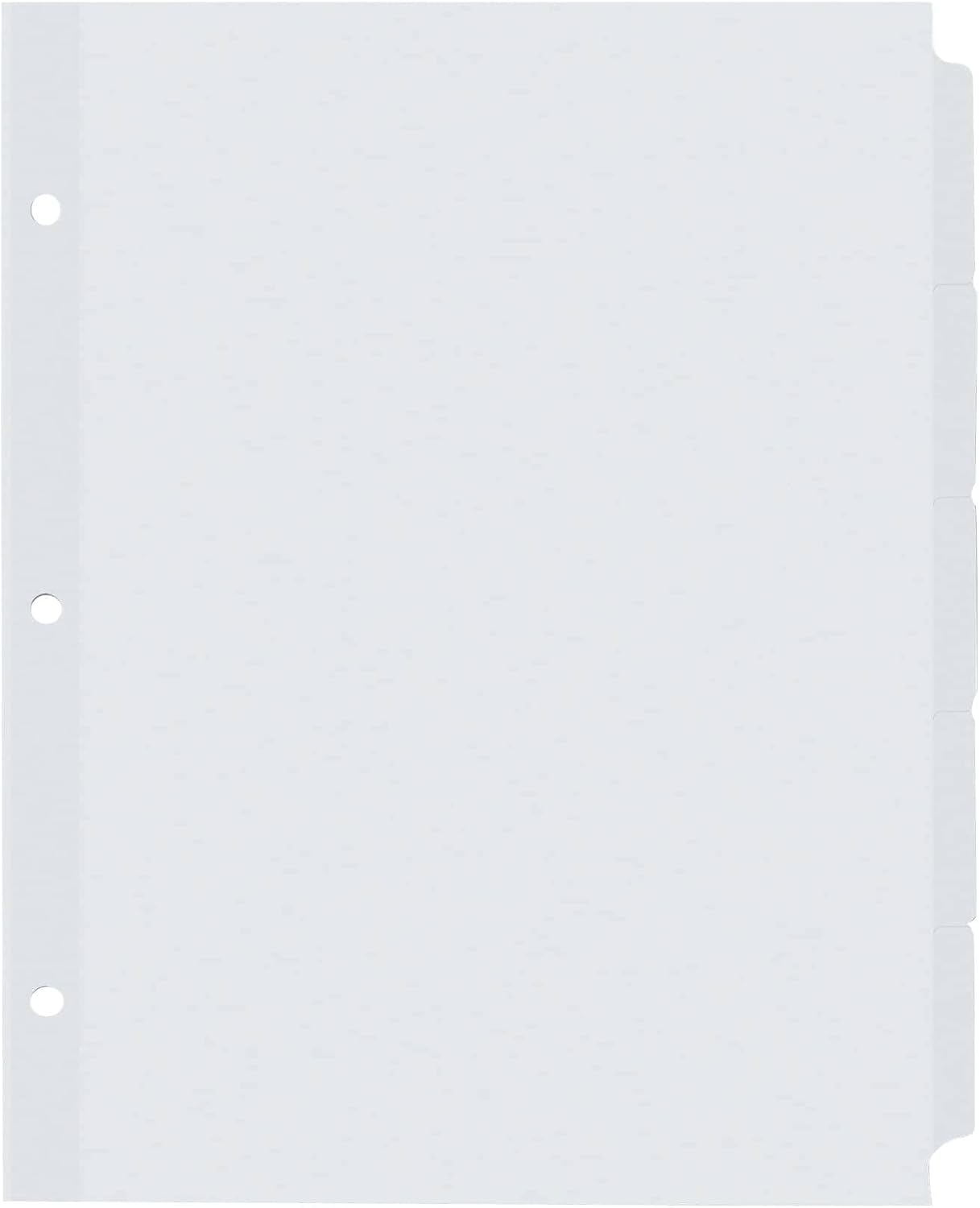 Economy Tab Dividers, 36 Sets/Box