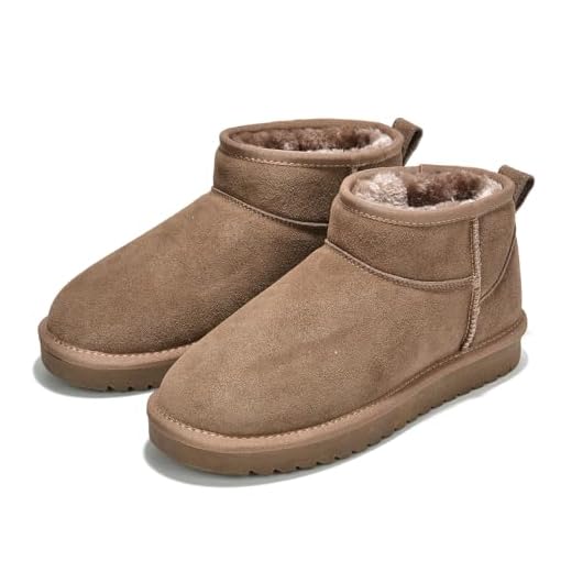 Project Cloud Genuine Suede Ankle Boots for Women - Water Resistant Winter Boots for Women - Memory Foam Insole Trending Shoes for Women - Comfortable Women's Ankle Boots (Hippy, Choc, 9)