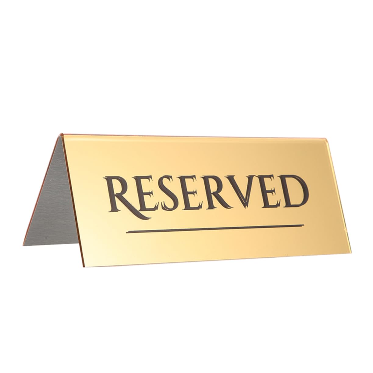 OFFSCH Reserved Table Signs Table Tent Cards for Weddings Banquets Events Management Double Sided Reserved Markers Efficient Seating Arrangements