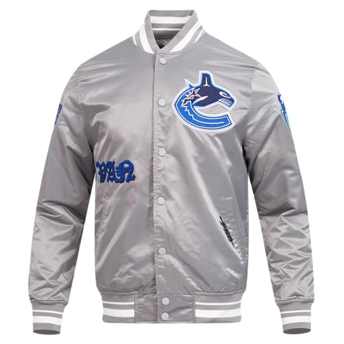 Image of Pro Standard Mens NHL Old English Satin Jacket