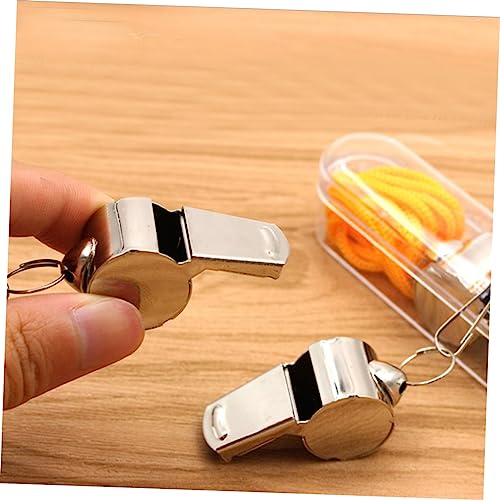 Pitos de emergencia de acero inoxidable, paquete x3 miniatura 2