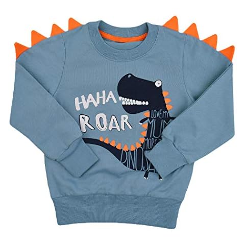 Tkria Niños Bebé Sudaderas Camiseta de Manga Larga Lindo Cocodrilo Tops Cover