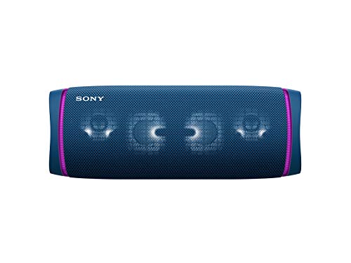 SONY SRS-XB43/LC Bocina Bluetooth Portátil con ExtraBass, Resistente al agua y al polvo, 24 Hrs Batería, Azul