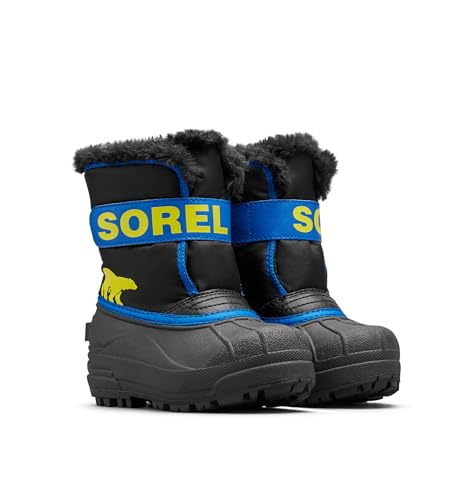 Sorel Unisex Kinder Snow Commander Boot Schneestiefel, Black...