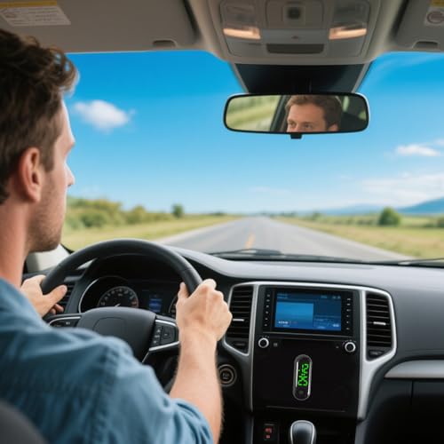 小型デジタル時計 車載ダッシュボードクロック ミニデジタルクロック LED防水発光 通勤・旅行・冒険・トラック・車両・セダン・ミニバン・オートバイ・バイク用 [2]