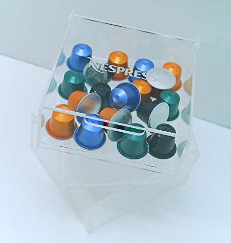 Porta Cápsulas Nespresso Cubo Acrílico
