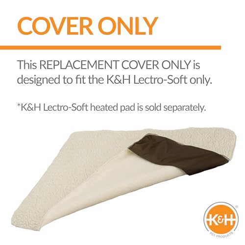 K&H Pet Products Lectro-Soft Outdoor Heated Dog & Cat Bed Replacement Cover, Fits K&H Lectro-Soft Medium Beds (Heated Bed Sold Separately), Machine Washable Fleece Cover - 24 X 19in by K&H Pet Products - Image 2