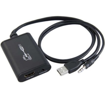 Convertitore Da Usb + Audio Jack In A Hdmi Out- Up To 1080P