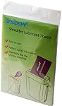 Feuilles lubrifiantes de lubrifiant de shredder en papier, Aiguillage de schredder de papier & Feuille de nettoyage (18-Pack)