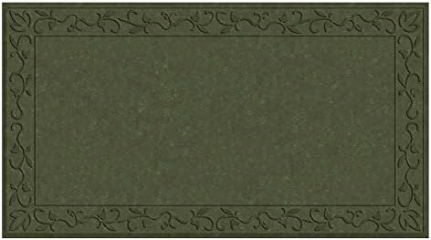 Soft Impressions Vine Low-Profile Mat, 2 by 3-Feet, Green
