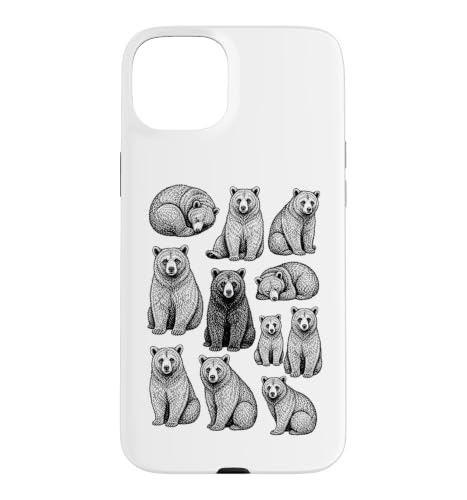 Bears 90�N�ピ�B���e�[�W�^�g�D�[�X�^�C�����g���x�A�O���t�B�b�NY2K �X�}�z�P�[�X iPhone 15 Plus �p