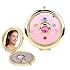 Anime Star Makeup Mirror, Cute Japanese Style Portable Folding Mirror with Crystal - 2.75 Inch Travel Purse Mirror, Unique Cosmetic Mirror & Cosplay Prop Gift for Women and Girls