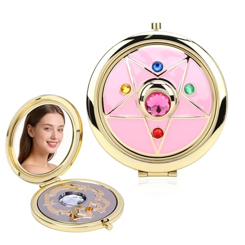Espejo de maquillaje portátil redondo 2.75 pulg