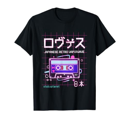 japanische Retro Vaporwave 80er 90er in Lofi Harajuku Stil T-Shirt