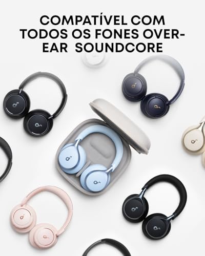 Image of Soundcore Space 2 by Anker, Active Noise Cancelling Headphones with Protective Case, Comfortable Fit, 50H Playtime, LDAC Hi-Res Wireless Audio, Dual Connection, Clear Calls, Bluetooth 6.1, Nap Mode
