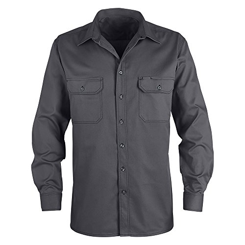 Camisa Kübler 1/1 antracita con acabados de alta resistencia y tejido de larga duración