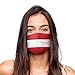 Produktbild Mund Nasen Maske »Österreich« waschbar | Wiederverwendbare Gesichtsmaske | Community-Maske in Universalgröße | Alltagsmaske handgefertigt in der EU | in unterschiedlichen Farben, Designs und Motiven