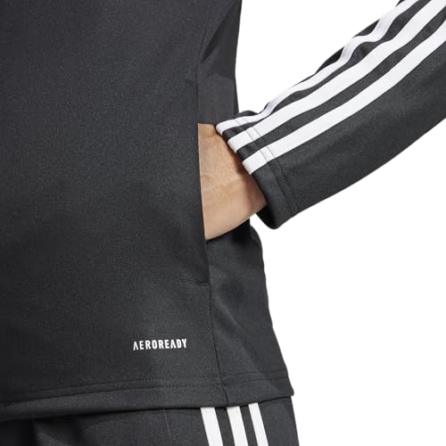 adidas Women's Squadra 25 Training Soccer Jacket, Black/White, Small