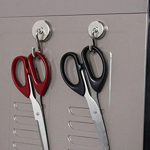 Ant Mag Magnetic Hooks 10 Pack 10KG (22LBS) Strong Magnets Hook with Neodymium Rare Earth for Cruise Ship Accessories Hanging Door Holder Keys Home Office Refrigerators BBQ