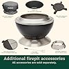 Cuisinart 24” Cleanburn Smokeless Fire Pit with Removable Base for Ash, Portable Wood Burning Outdoor Fireplace, Stainless Steel Smoke Free Outdoor Heater, Enhanced Airflow and Easy Cleanup #5