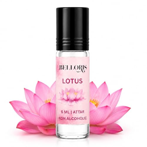 Image of Lotus Attar 6ml | Long Lasting Non-Alcoholic Perfume Oil | Pure Lotus (Kamal) Fragrance Roll-On | Floral Attar for Men & Women | Travel Friendly Ittar for Pooja & Meditation