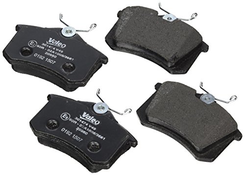 Valeo Plaquettes De Frein First 301474 Jeu De 4 Plaquettes Essieu Arrière Entièrement Équipé Avec Accessoires Montés