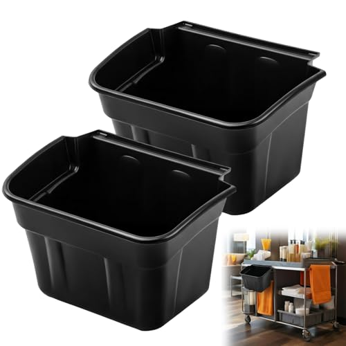 Canecas para basura colgantes negras 2 unidades 5 galones