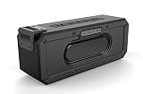IPX7 Waterproof & Anti Polvo: ¿Qué podría hacer más divertido como un altavoz anti-polvo y salpicaduras llevar a una fiesta en la playa. IPX7 resistente al agua (hasta 30 minutos en un m Profundidad máxima) de altavoces Bluetooth es resistente al agua, así que usted es en diferentes circunstancias puedan disfrutar en el mar o en la lluvia.