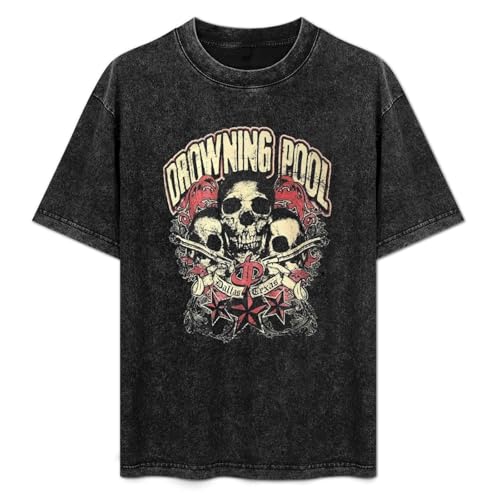 Photo de Drowning Pool Tour Men's T-Shirt Unisex White Men Tees S